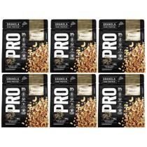 Kit 6 Granolas PRO Baunilha Pasta de Amendoim 200g Mix Sementes com Linhaça Dourada Chia GranoSquare