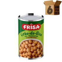 Kit 6 Grão De Bico Frisa Em Conserva 260g