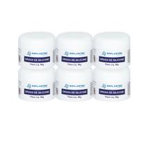 Kit 6 Graxa Silicone Dielétrica Implastec Lubrificantes Especiais IGS200 50g Kit 6 Graxa Silicone Dielétrica Implastec Lubrificantes Especiais IGS200 50g