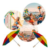 Kit 6 Guarda Chuvas Frevo Para Evento Popular Kit 6 Guarda Chuvas Frevo Para Evento Popular