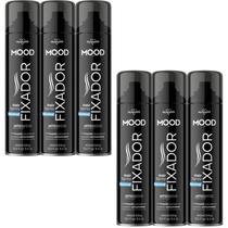 Kit 6 Hair Spray Fixador Normal Mood 400Ml - My Health