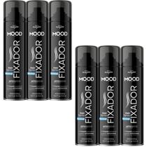 Kit 6 Hair Spray Fixador Normal Mood 400Ml - My Health