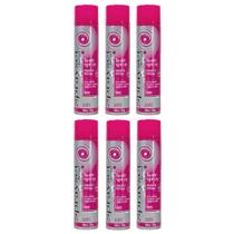 Kit 6 Hair Spray Set Fixador De Penteado Forte 400ml