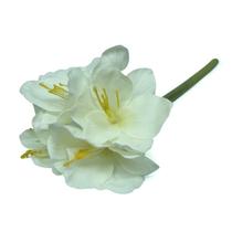 Kit 6 haste de Amarílis Branca Flores Artificiais - Decora Flores Artificiais