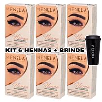 Kit 6 Henna Menela + Brinde