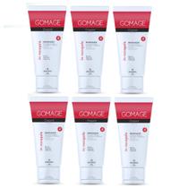 Kit 6 Hidratante Novapele Gomage limpeza pele 195g Dokmos