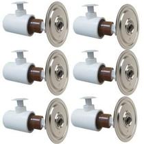 Kit 6 Hidros com Retornos Direcionais Inox 304 Fundo ABS Inaqua