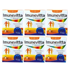 Kit 6 Imunevitta Vitaminas A-z 60 Cápsulas. Kit 6 Imunevitta Vitaminas A-z 60 Cápsulas.