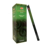 Kit 6 Incensos Citronela Hem - Repelente Natural e Aroma Refrescante