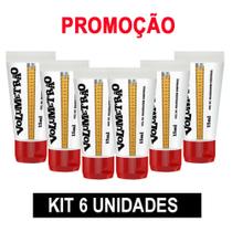 Kit 6 Incha Pênis Volumetrão Gel Vasodilatador Sensação de Aumento Peniano Retarda a Ejaculação 15ml