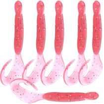 Kit 6 Iscas Artificiais Grub 12cm 9.2g Robalo Tucunaré Trairão