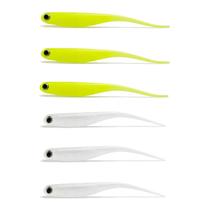Kit 6 Iscas Artificiais Para Pesca Monster 3X Shad Minnow 10cm Kit 6 Iscas Artificiais Para Pesca Monster 3X Shad Minnow 10cm