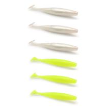 Kit 6 Iscas Artificiais Para Pesca Monster 3X Slow Shad 12cm Kit 6 Iscas Artificiais Para Pesca Monster 3X Slow Shad 12cm