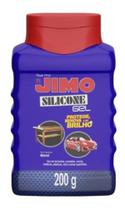 Kit 6 Jimo Silicone Gel Natural 200g Automotivo Limpa E Protege