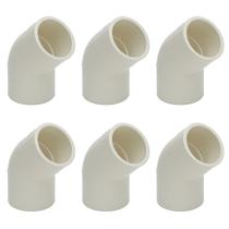 Kit 6 Joelho 45º Cpvc 22mm Água Quente Conector Resistente