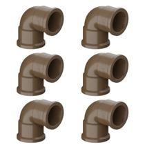 Kit - 6 Joelhos Tigre Soldáveis de 90º 50mm Kit - 6 Joelhos Tigre Soldáveis de 90º 50mm