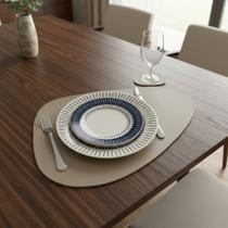 Kit 6 Jogo Americano Em Couro Para Mesa De Jantar Premium Kit 6 Jogo Americano Em Couro Para Mesa De Jantar Premium