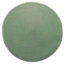 Kit 6 Jogo Americano Redondo 38cm Sousplat Glamour Verde Kit 6 Jogo Americano Redondo 38cm Sousplat Glamour Verde