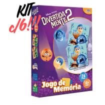 Kit 6 Jogos da Memória Divertidamente com 24 Pares Toyster