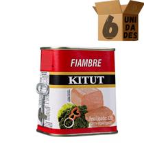 Kit 6 Kitut Fiambre Bovino Enlatado 320g