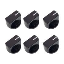 Kit 6 Knob Para Pedal Preto em ABS Ronsani