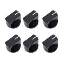 Kit 6 Knob Para Pedal Preto Em Abs Ronsani