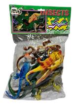 Kit 6 Lagartos Repteis Lagartixa Brinquedo De Borracha Grand - toy king