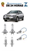 Kit 6 Lampada Farol e Milha Astra 2003 2004 2005 2006 2007 2008 2009 2010 2011 2012 H1 H3 H7