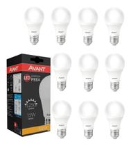 Kit 6 Lampada Led Bulbo 15w Branco Quente 3000k Amarela E27