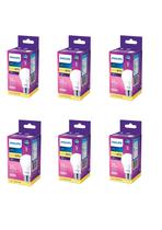 Kit 6 Lampada Led Bulbo Philips 11w(eq.75w) 3000k 1018l