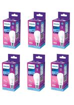 Kit 6 Lampada Led Bulbo Philips 11w(eq.75w) 6500k 1018l