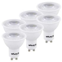 Kit 6 Lâmpada Led Dicroica Mr16 Gu10 6,5w Branco Frio 6500k Bivolt Kit 6 Lâmpada Led Dicroica Mr16 Gu10 6,5w Branco Frio 6500k Bivolt
