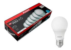 Kit 6 Lâmpada Led Pera 9w Bivolt Casa Comércio Quarto Cozinh