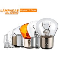 Kit 6 Lampada Traseira Freio Lanterna Seta Ré Pingo 12v