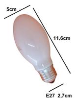 Kit 6 Lâmpadas Decorativa Vela Balão 130v 40w E27 Leitosa 110/ 127V