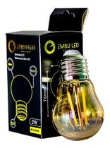 Kit 6 Lâmpadas Filamento De Led Bulbo G45 Vintage Retro E27 Bivolt 2w