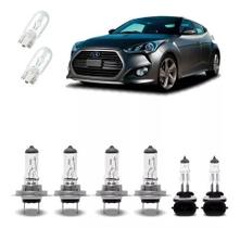 Kit 6 Lâmpadas Halogenas Reposição Amarela Hyundai Veloster