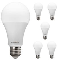 Kit 6 Lâmpadas Led 12w Empalux Bulbo E27 Residencial Bivolt 1.100lm Branco Quente 3000K Luz Amarela