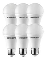 Kit 6 Lampadas Led 15w Lorenzetti Bivolt E27 Amarela 3000k