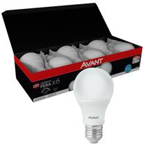 Kit 6 Lâmpadas Led 9w Bulbo Soquete E27 Bivolt Branca Fria Kit 6 Lâmpadas Led 9w Bulbo Soquete E27 Bivolt Branca Fria