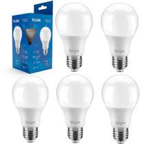 Kit 6 Lâmpadas led bulbo 9W 810 lúmens branca fria - A60 - Elgin