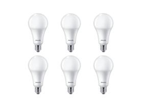 Kit 6 Lâmpadas LED E27 Bulbo Philips Luz Fria 11W Fria 1018lm