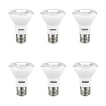 Kit 6 Lâmpadas Led Par 20 7w E27 Ip65 Taschibra Bivolt 2700k Luz Quente