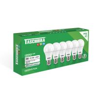 Kit 6 Lâmpadas Led Taschibra TKL 80 12W E27 Bivolt 6500K Luz Branca