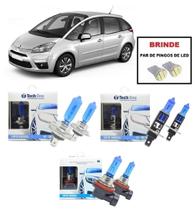 Kit 6 Lampadas Super Brancas Farol Alto/Baixo/Milha Modelo H7 H1 H11 Citroen C4 Picasso 2008 a 2013