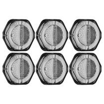 Kit 6 Lanterna Lateral Led Bivolt Cristal - 2052 Cr