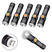 Kit 6 Lanterna Tatica Militar Longo Alcance Recarregavel Usb Kit 6 Lanterna Tatica Militar Longo Alcance Recarregavel Usb