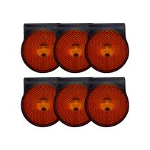 Kit 6 Lanternas Lateral 65mm Âmbar Bivolt Lantersul Kit 6 Lanternas Lateral 65mm Âmbar Bivolt Lantersul