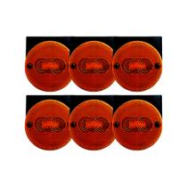 Kit 6 Lanternas Lateral 85mm Lantersul Âmbar Sem Conector Kit 6 Lanternas Lateral 85mm Lantersul Âmbar Sem Conector