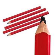 Kit 6 Lápis Carpinteiro Marceneiro Pedreiro Pintor Obra Marcações Peças 17,5cm Profissional Ferja